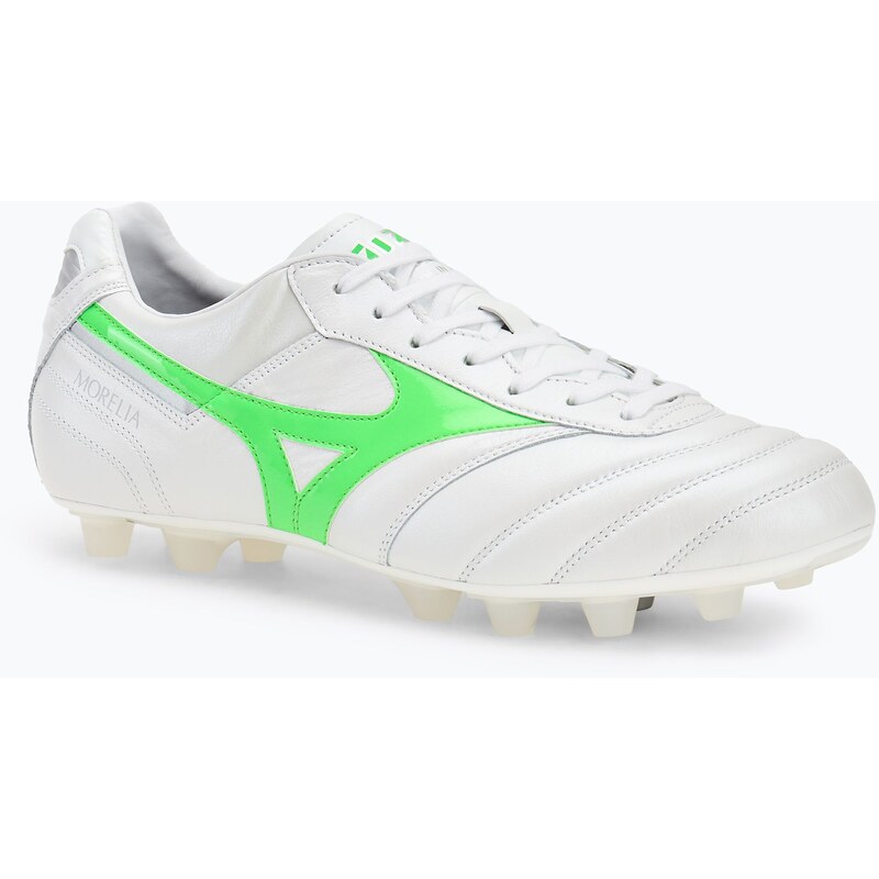 Pánské kopačky Mizuno Morelia II Japan Md white/neon green