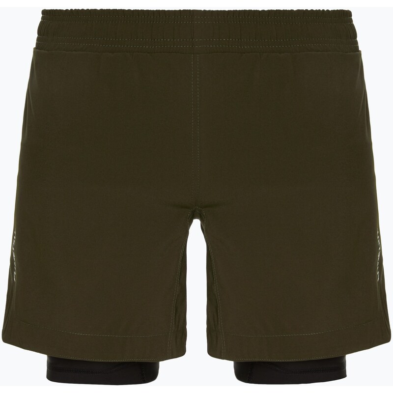 Pánské tréningové šortky FUMETSU Origins Dual Layer khaki