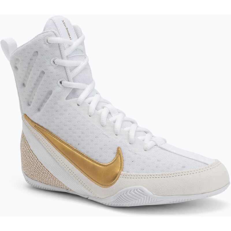 Boxerské boty Nike Machomai 3 white/metallic gold