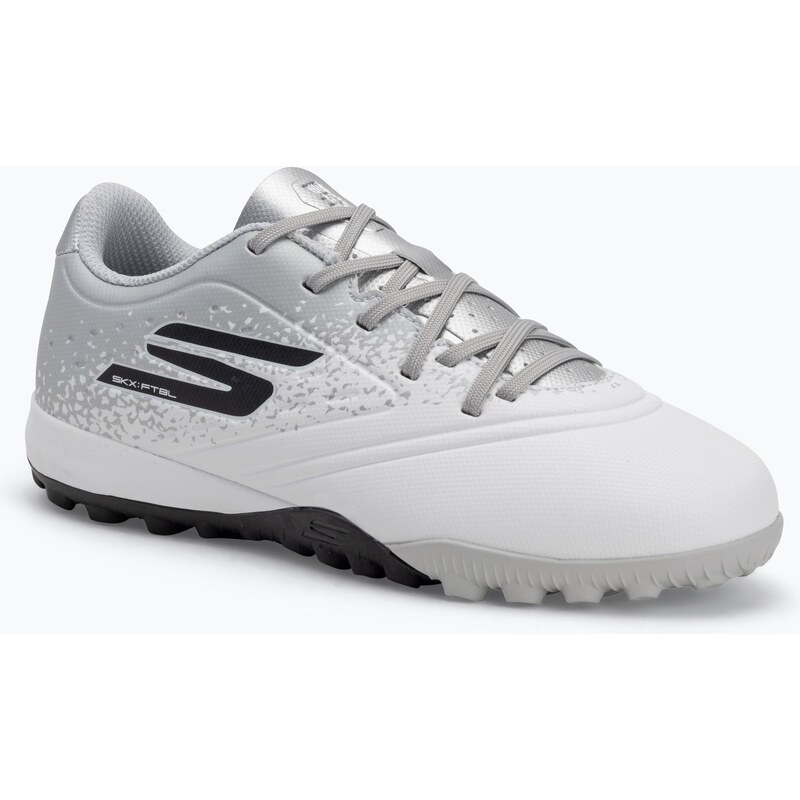 Dětské kopačky SKECHERS Razor 1.5 Youth Jr TF white/silver