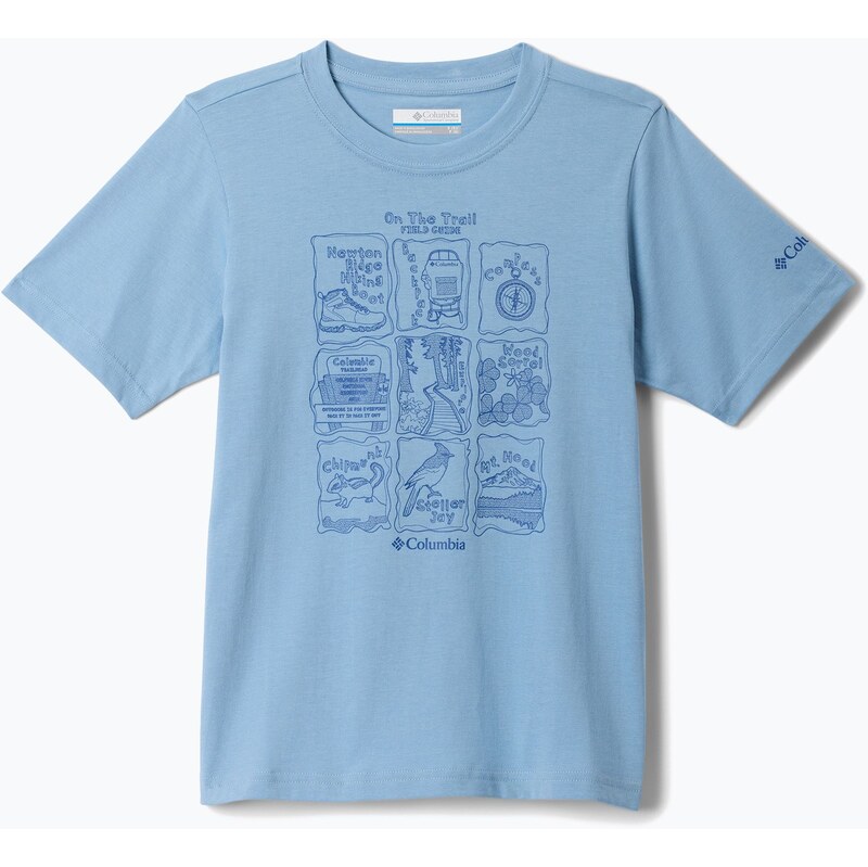 Dětské tričko Columbia Valley Creek Graphic ripple blue/hike