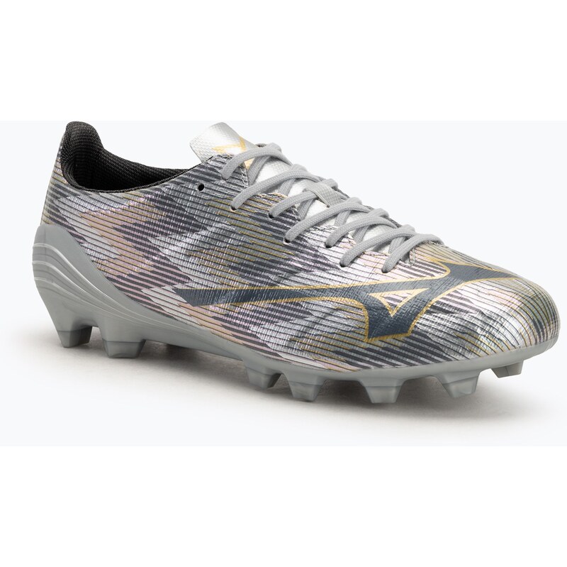 Pánské kopačky Mizuno α II Pro Md galaxy silver/8605 c/gold