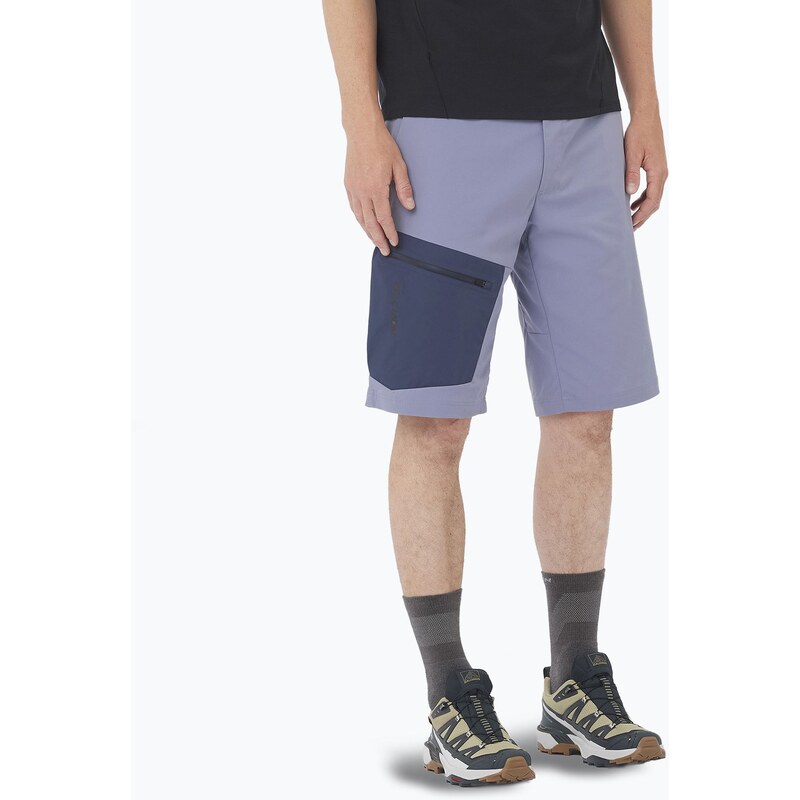 Pánské trekové šortky Salomon Outerpath Utility blue granite /