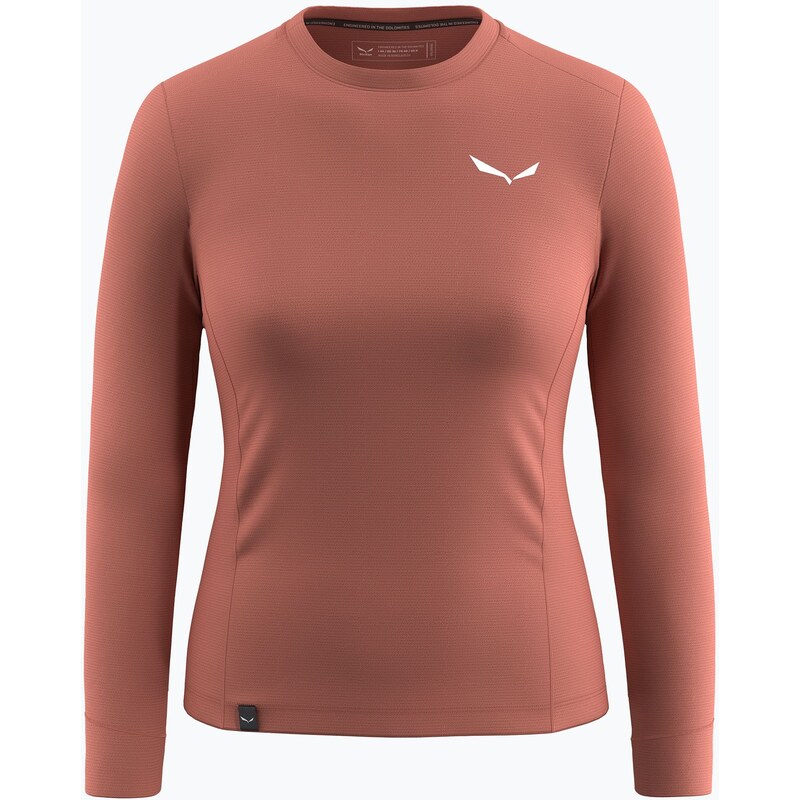 Dámské trekingové tričko Longsleeve Salewa Puez Dry etruscan red
