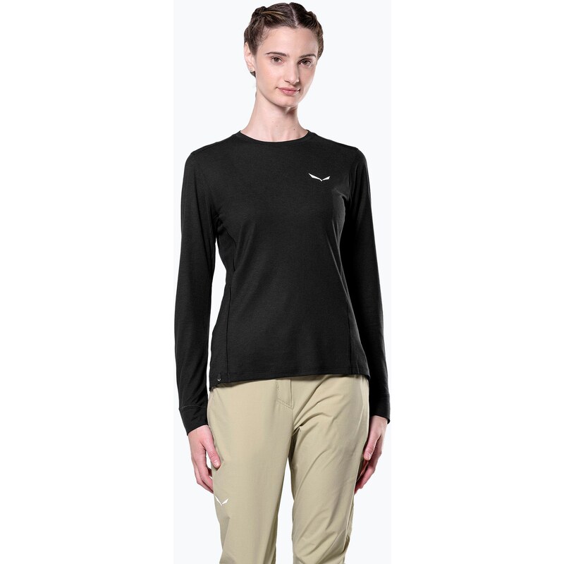Dámské trekingové tričko Longsleeve Salewa Puez Dry black out