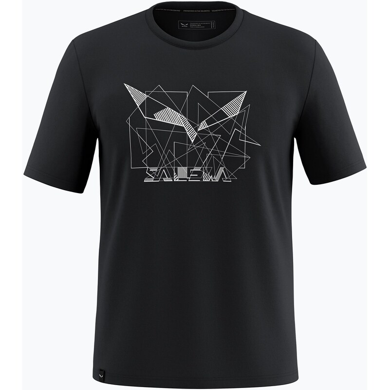 Pánské tričko Salewa Eagle Geometric black out
