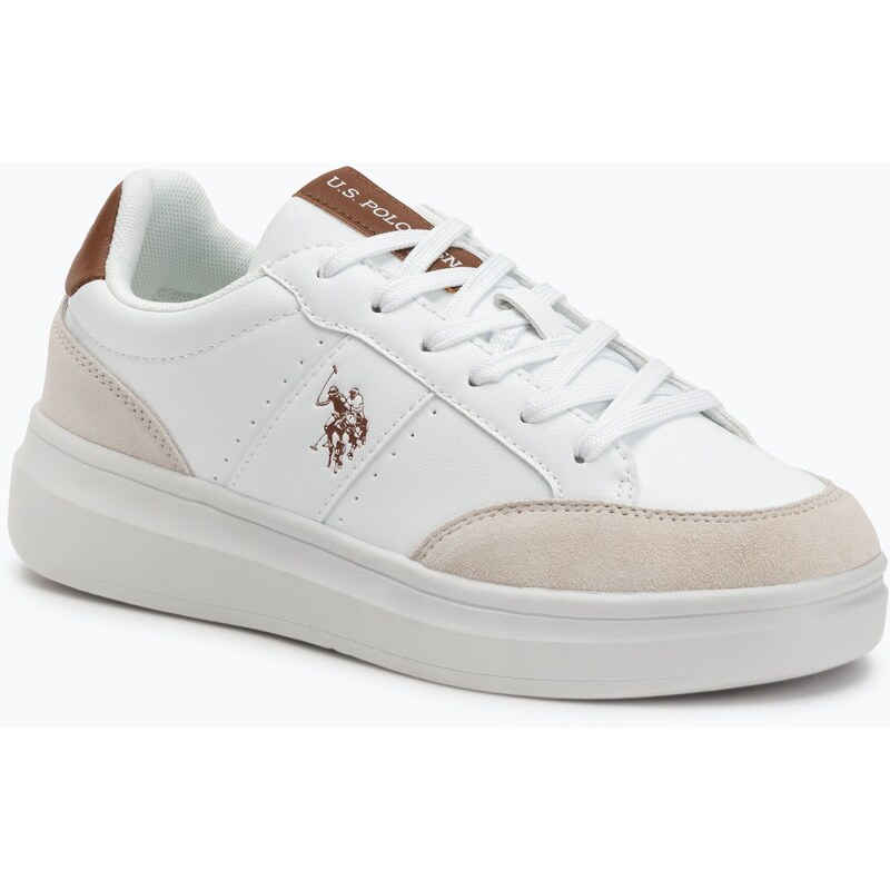 Pánské boty U.S. Polo Assn. CODY003B white/light brown
