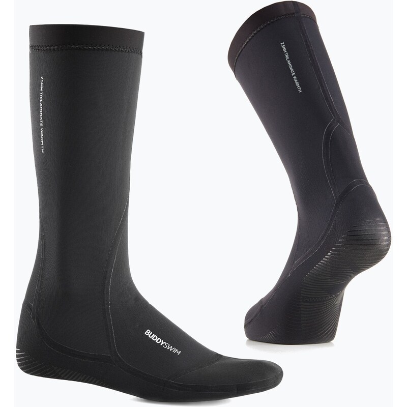 Neoprénové ponožky BuddySwim Trilaminate Warmth 2,5 mm black