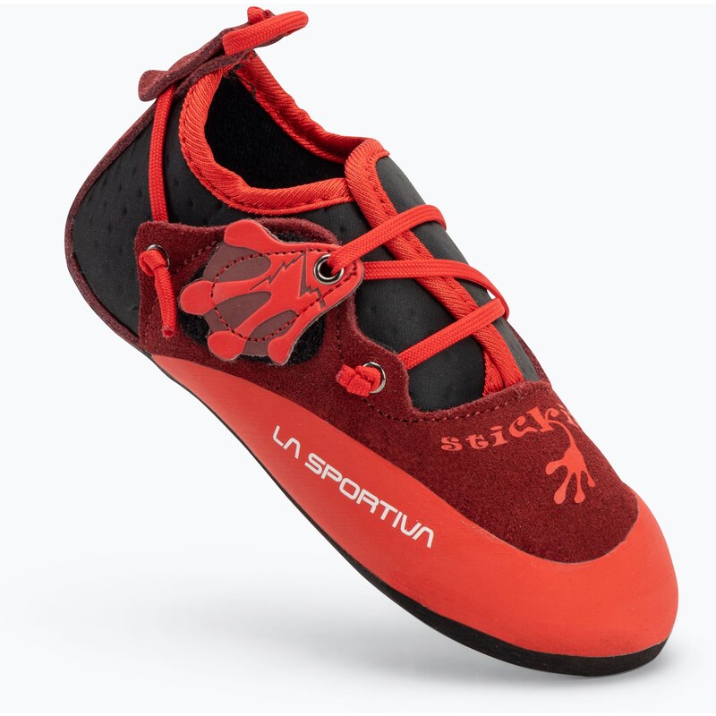 Dětské lezecké boty La Sportiva Stickit chili/ poppy