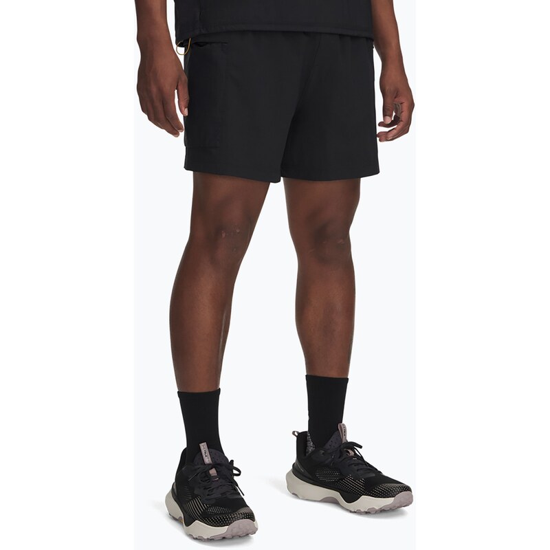 Pánské běžecké šortky Under Armour Trail Run 5 black /