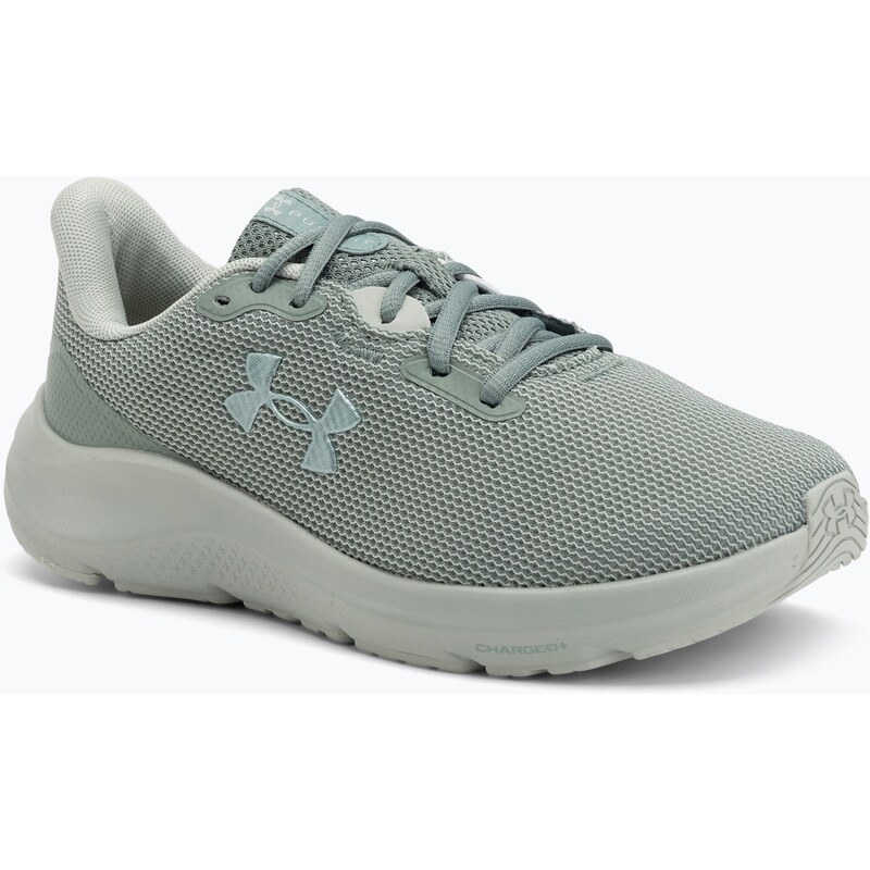 Dámské běžecké boty Under Armour Charged Pursuit 4 silica green
