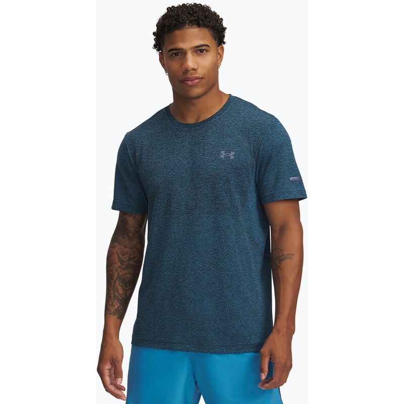 Pánské běžecké tričko Under Armour Seamless Stride ether blue