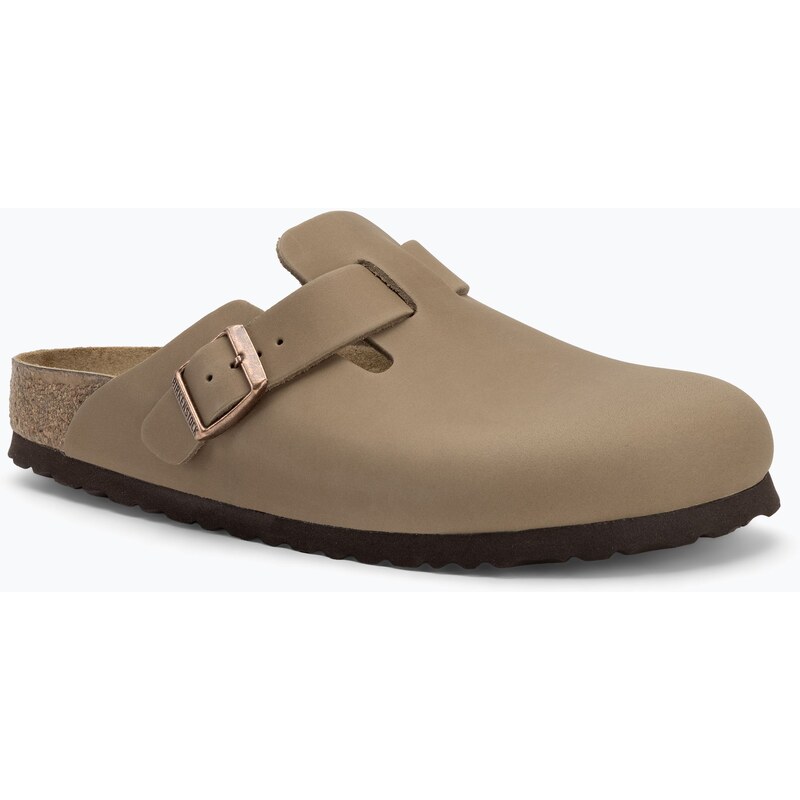 Dámské nazouváky BIRKENSTOCK Boston SFB LEOI Narrow tobacco