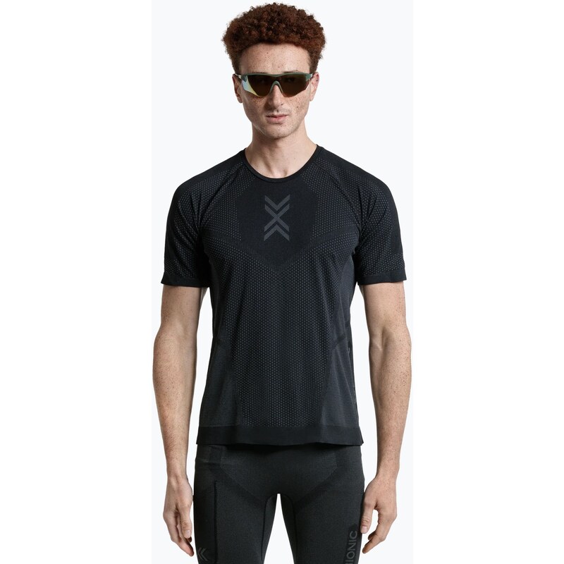 Pánské běžecké tričko X-Bionic Xceed Run x black/rhino grey