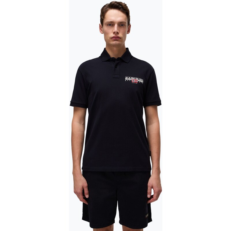 Pánské polo tričko Napapijri E-Aylmer black 041