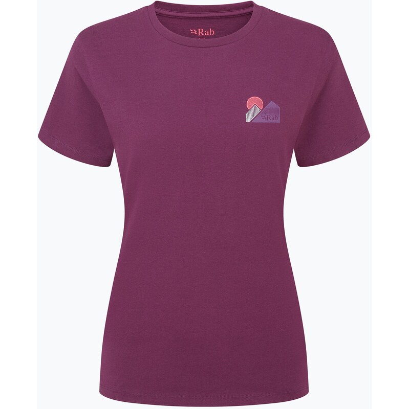 Dámské tričko Rab Tuku Vista Tee mulberry