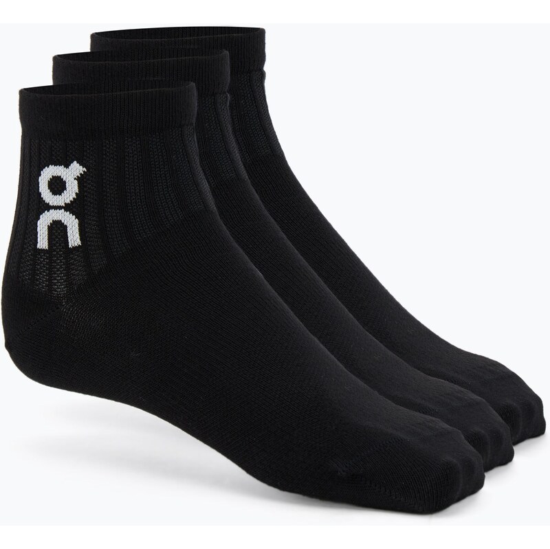 Ponožky On Logo Sock Mid 3 pary black