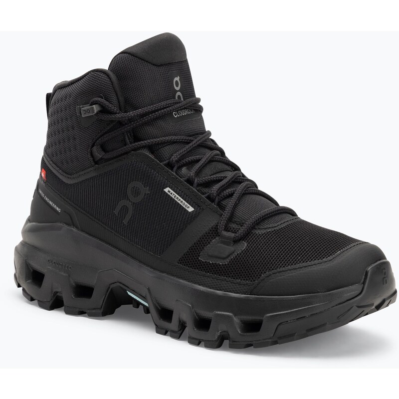 Dámské boty On Cloudrock Mid Waterproof black/black
