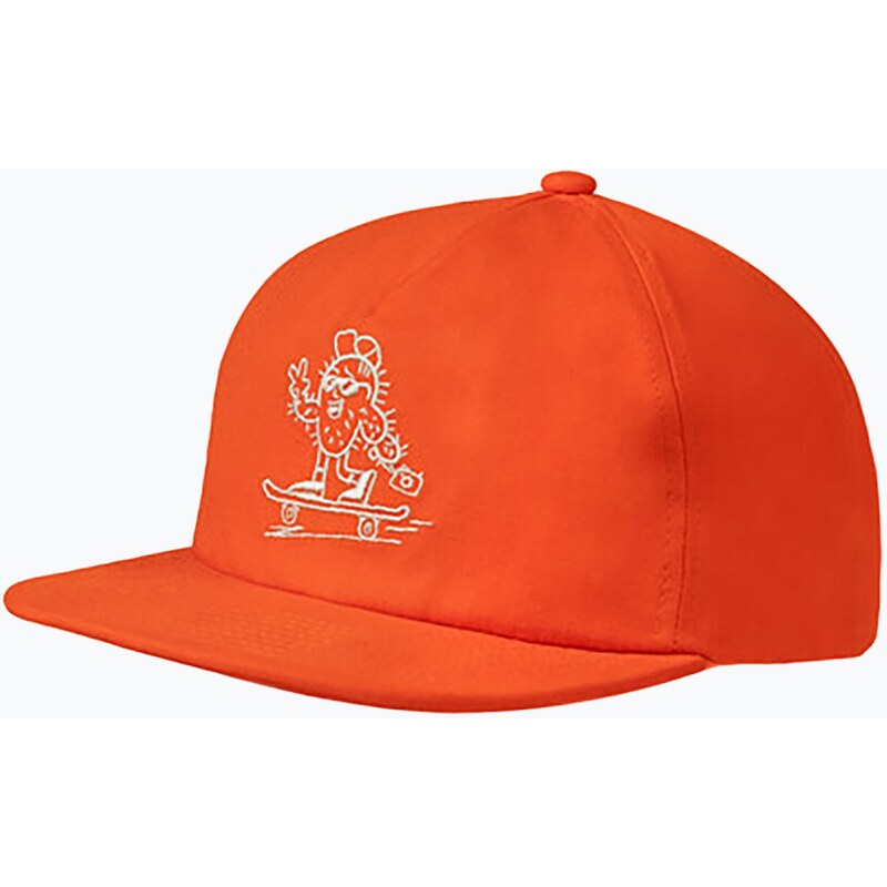 Dětská kšiltovka BUFF Snapback Solid poppy baseball cap