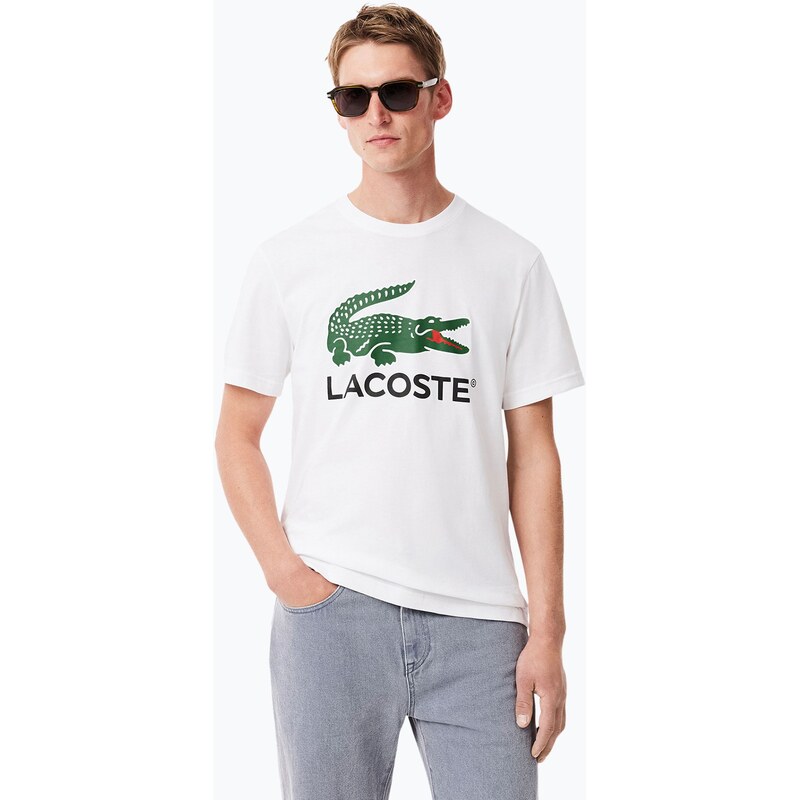 Pánské tričko Lacoste TH1285 white