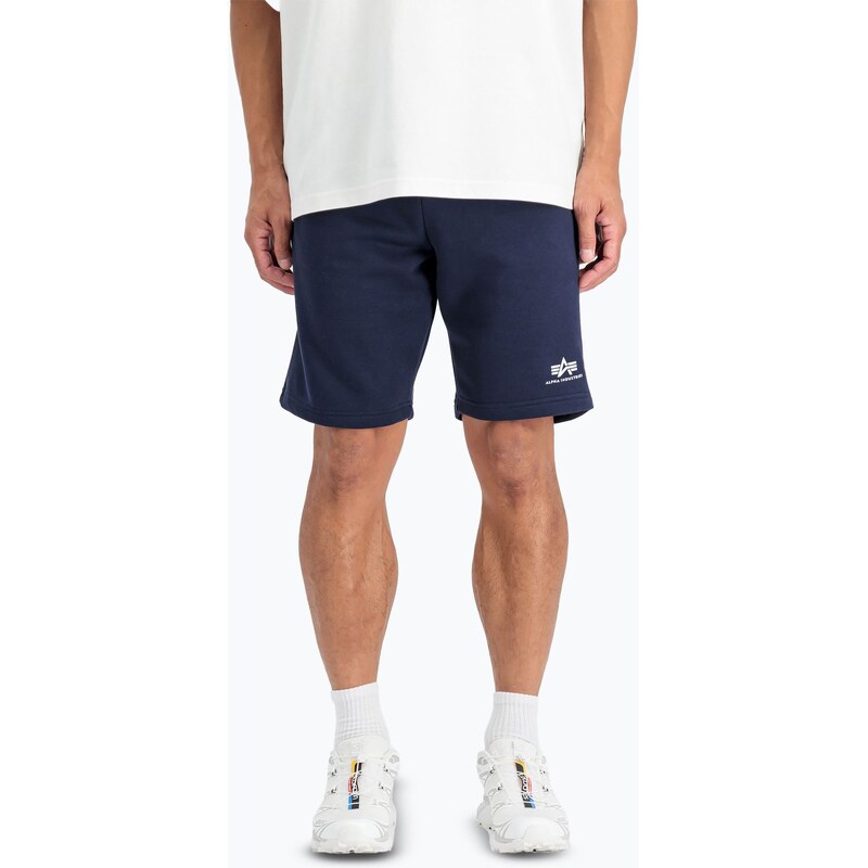 Pánské šortky Alpha Industries Basic Small Logo II ultra navy