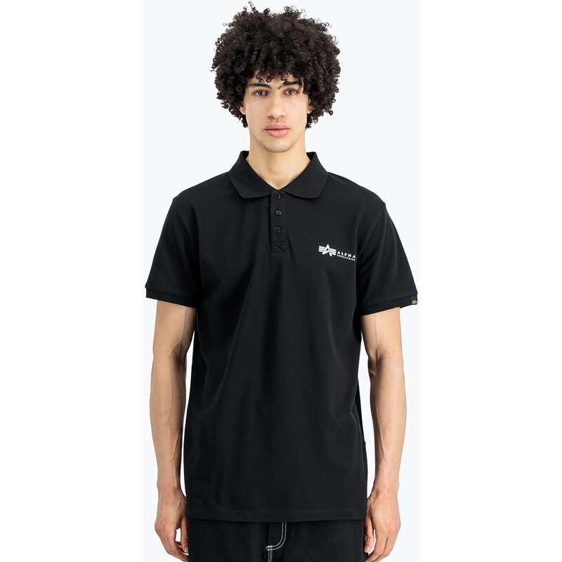 Pánské tričko Alpha Industries Basic Polo Small Logo black