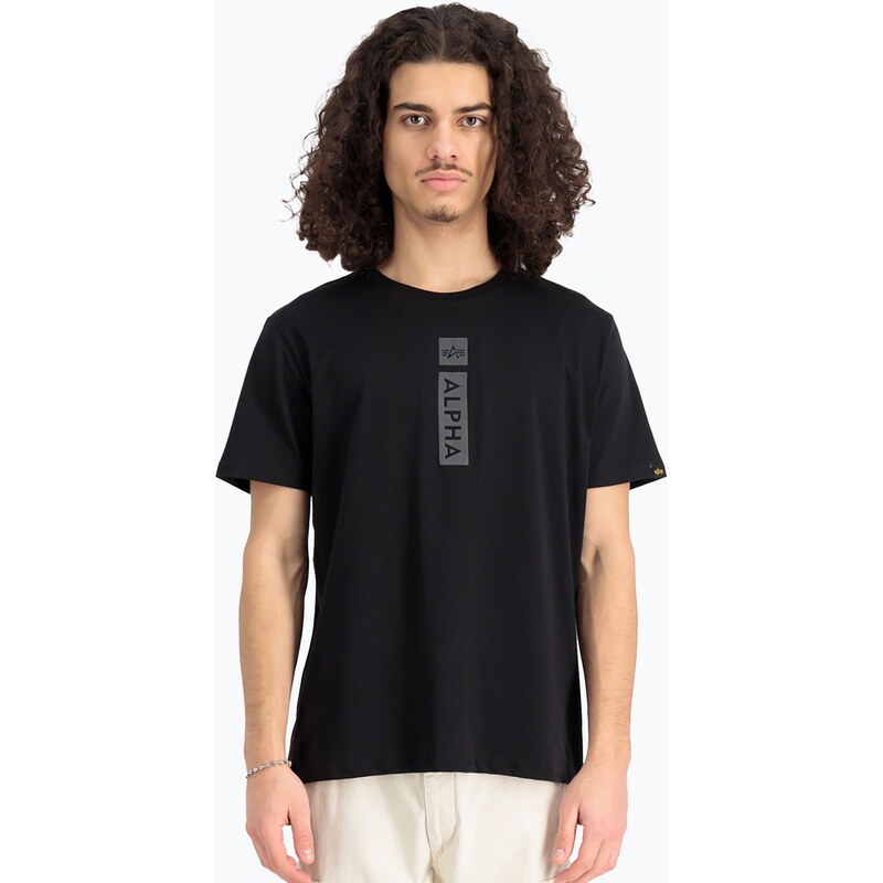 Pánské tričko Alpha Industries Puff Print black