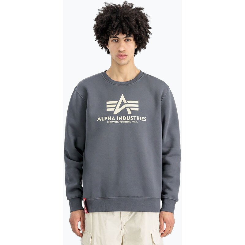 Pánská mikina Alpha Industries Basic greyblack