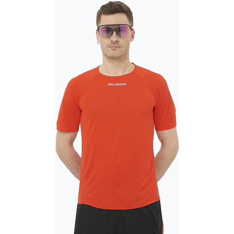 Pánské běžecké tričko Salomon S/Lab Speed Tee flery red
