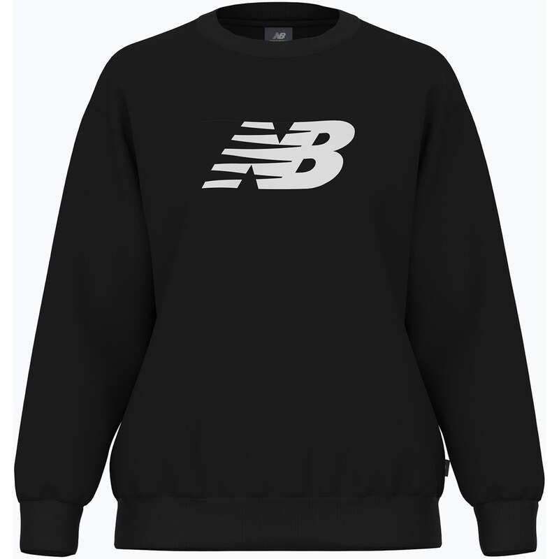Dámská mikina New Balance Sport Fleece Logo Crew black