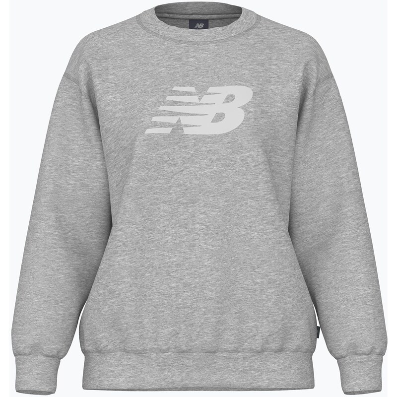 Dámská mikina New Balance Sport Fleece Logo Crew athletic grey