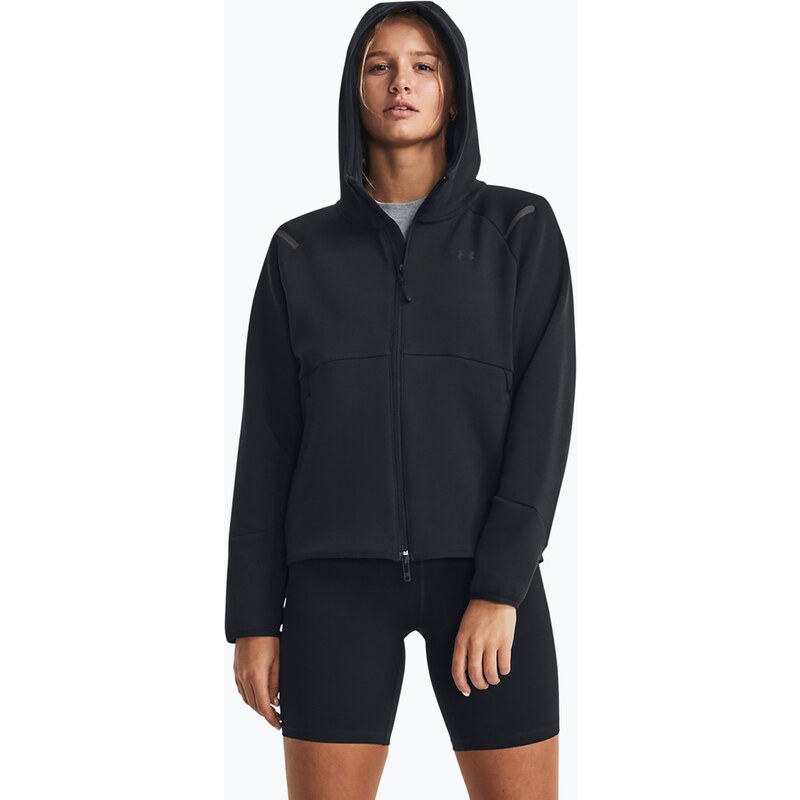 Dámská mikina Under Armour Unstoppable Fleece FZ black/black