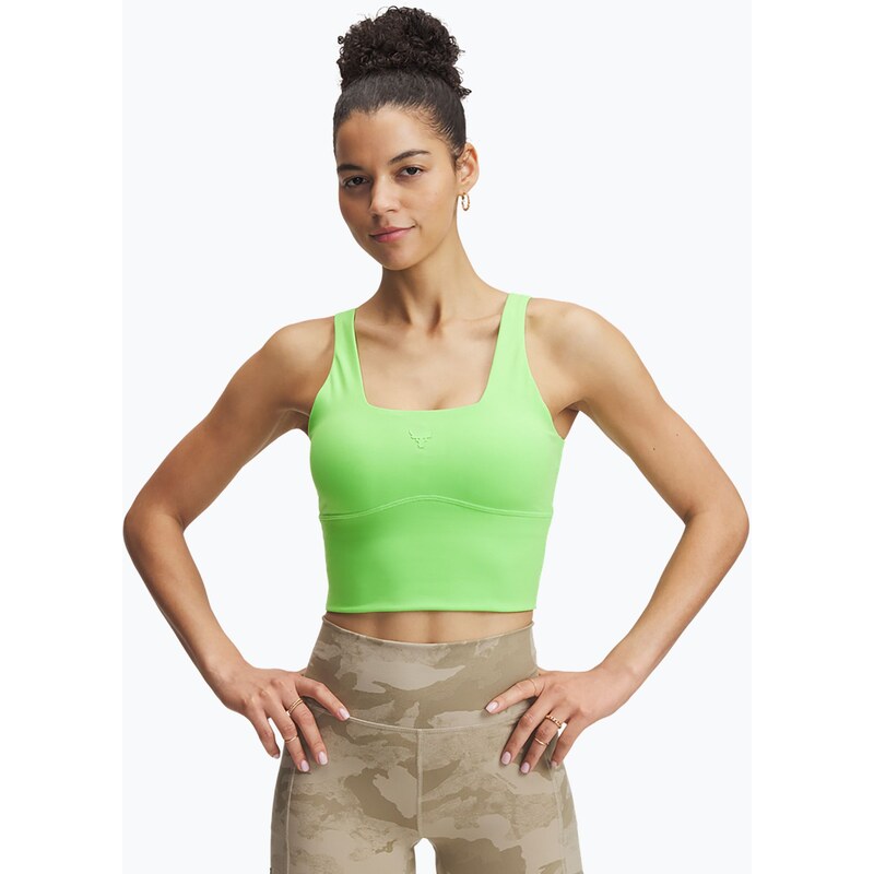 Fitness podprsenka Under Armour Project Rock Fitted Bra Tank