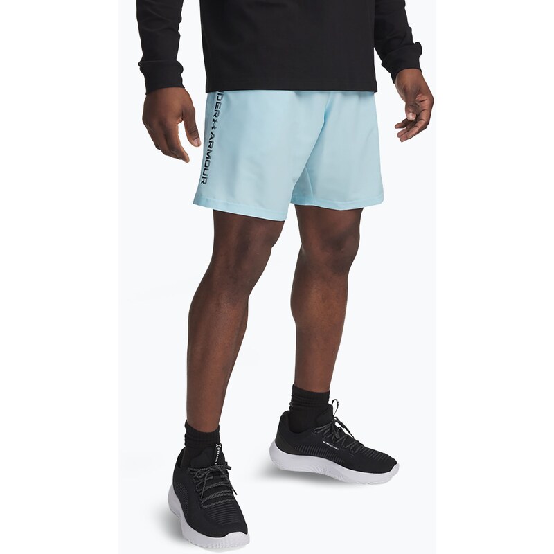 Pánské tréninkové šortky Under Armour Woven Wordmark stream