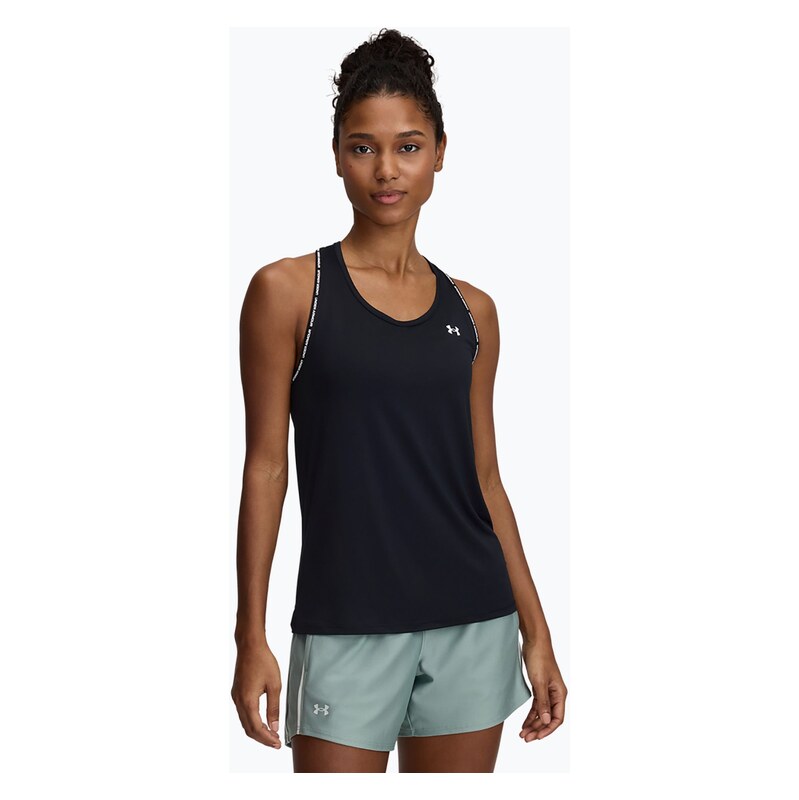 Dámský fitness top Under Armour Tech Knockout Tank black/white
