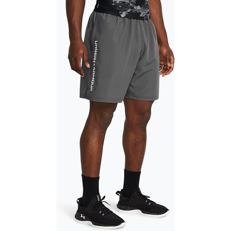 Pánské tréninkové šortky Under Armour Woven Wordmark castlerock