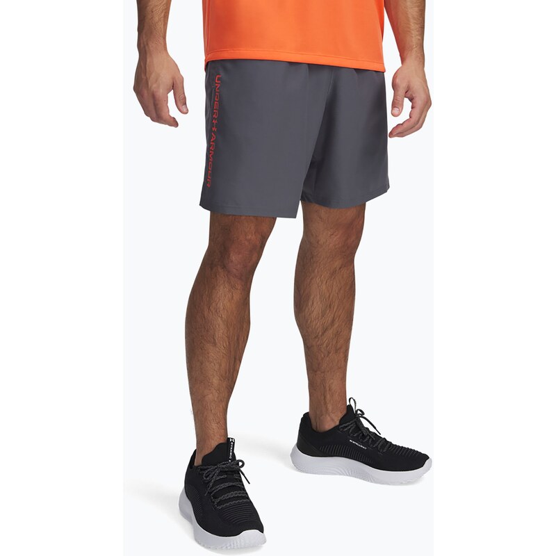 Pánské tréninkové šortky Under Armour Woven Wordmark castlerock