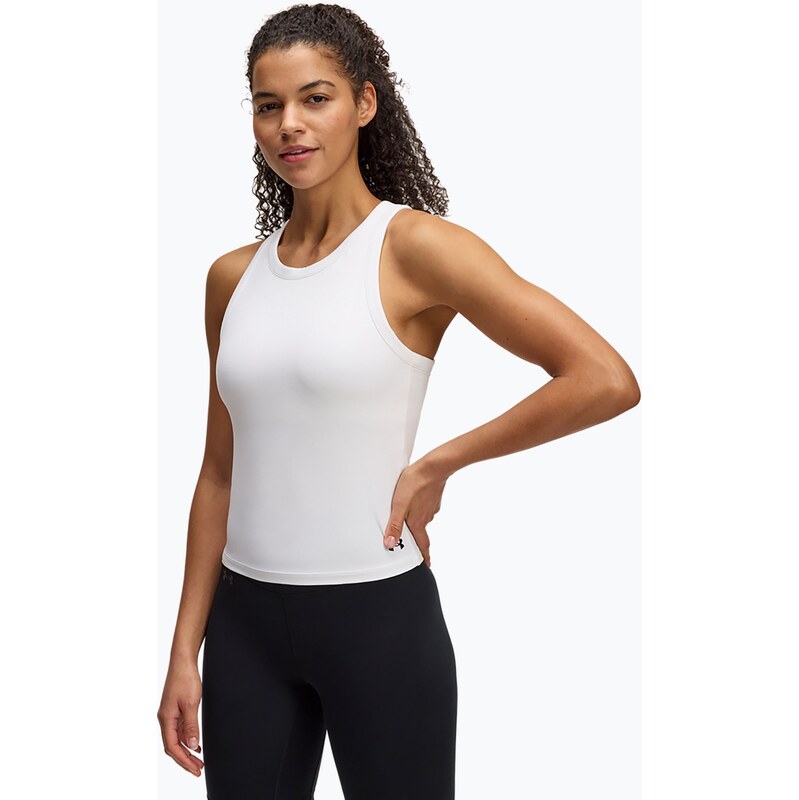 Dámský fitness top Under Armour Motion High Neck Tank white