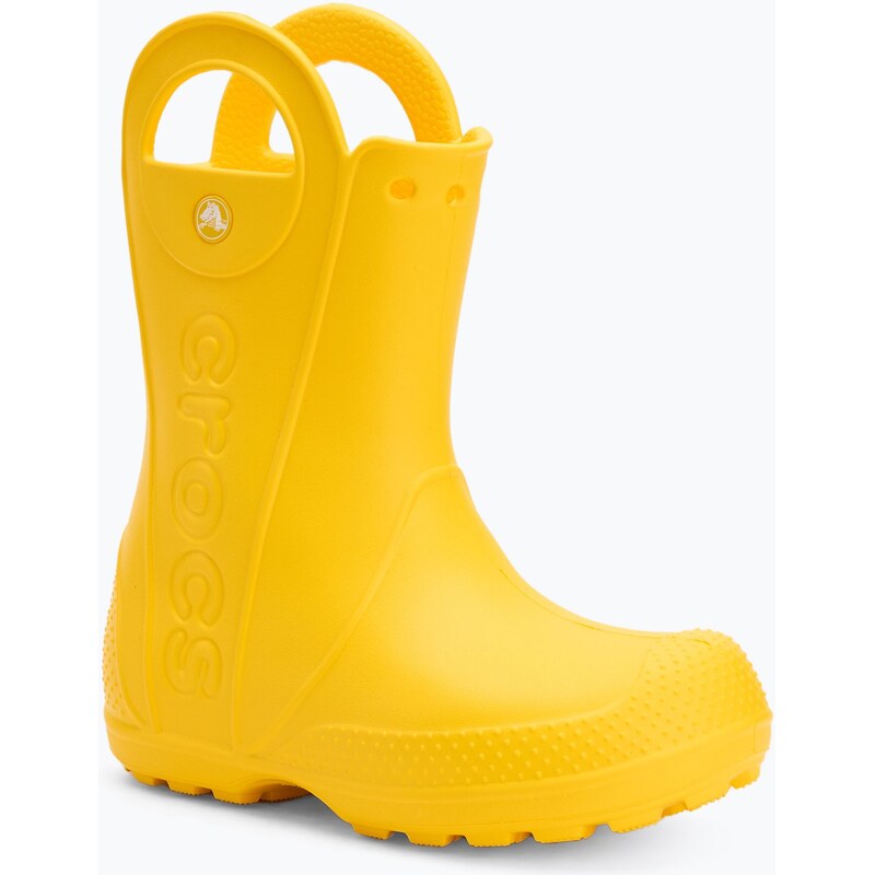 Dětské holínky Crocs Handle It Rain Boot Kids yellow