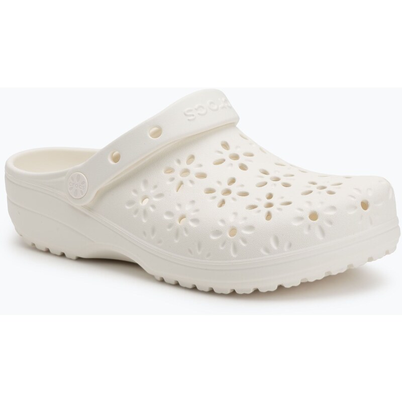 Nazouváky Crocs Classic Floral Cutout Clog chalk