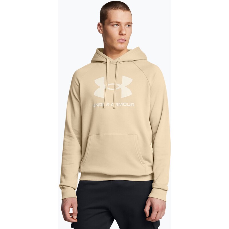 Pánská mikina Under Armour Rival Fleece Logo HD city khaki