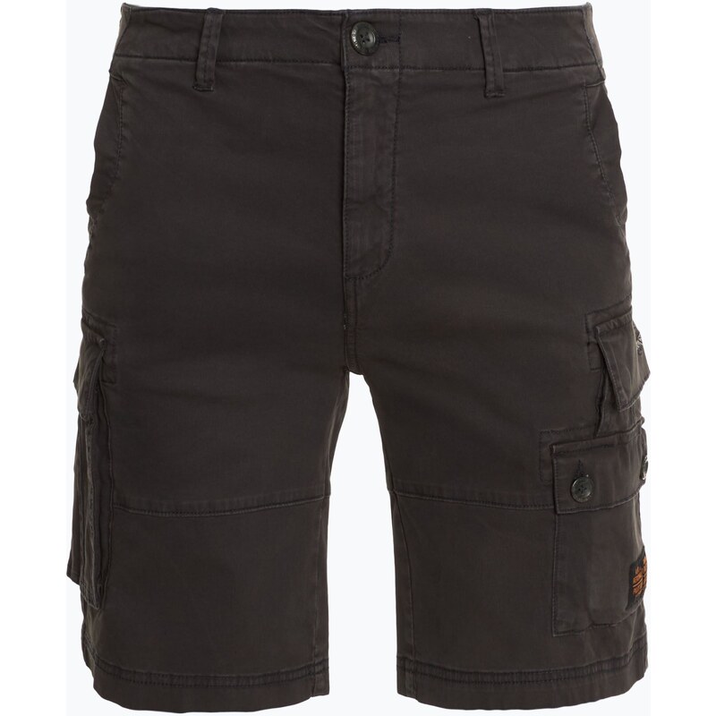Pánské šortky Aeronautica Militare Tasconato black washed