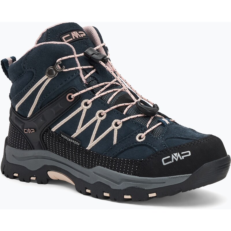 Dětské trekové boty CMP Rigel Mid Wp asphalt/rose