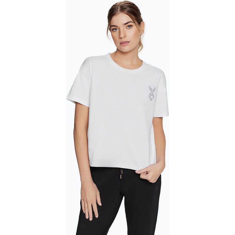 Dámské tréninkové tričko Cardio Bunny Bright white