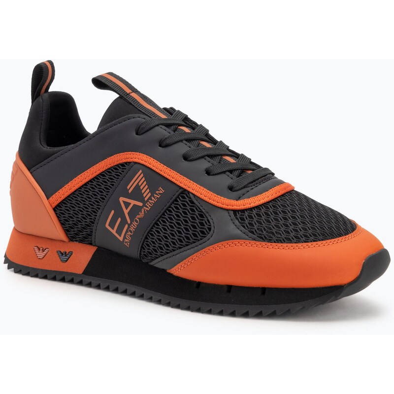Boty EA7 Emporio Armani Black & White Laces black/robois tea