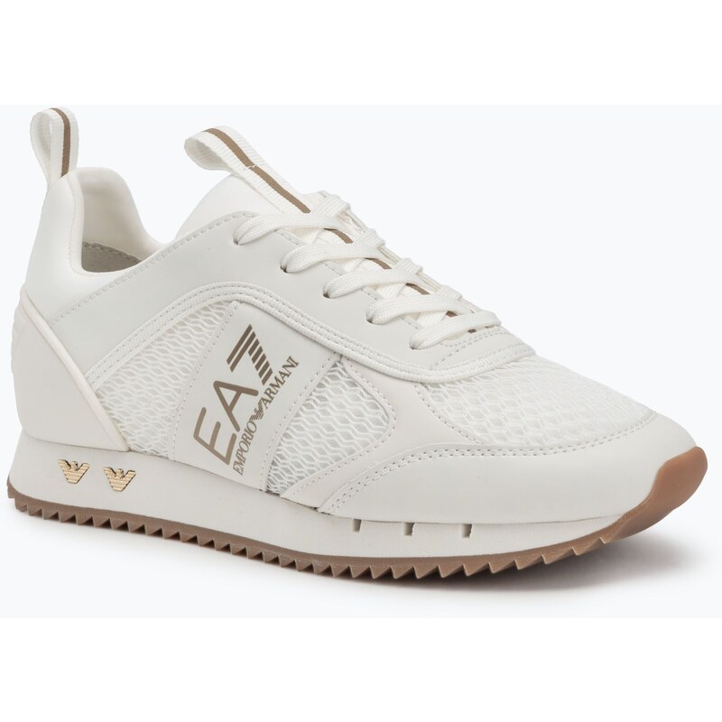 Boty EA7 Emporio Armani Black & White Laces triple off wht/gold