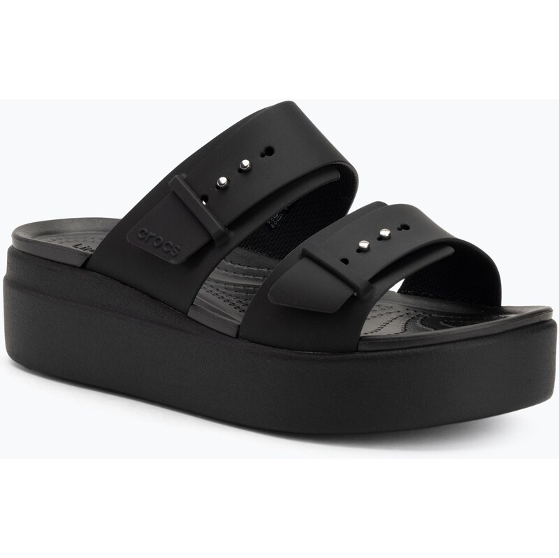 Dámské nazouváky Crocs Brooklyn Low Wedge black