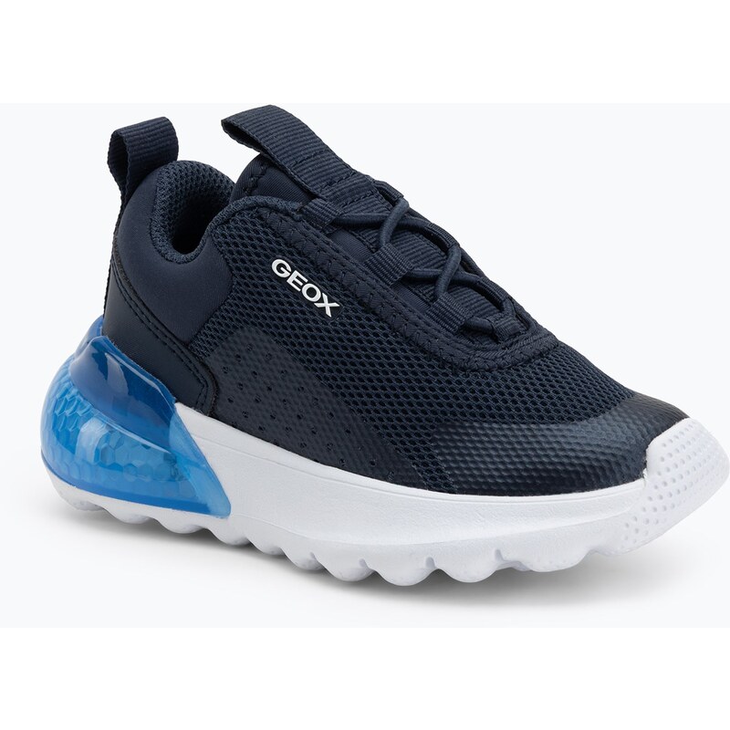 Juniorské boty Geox Activart Illuminus navy