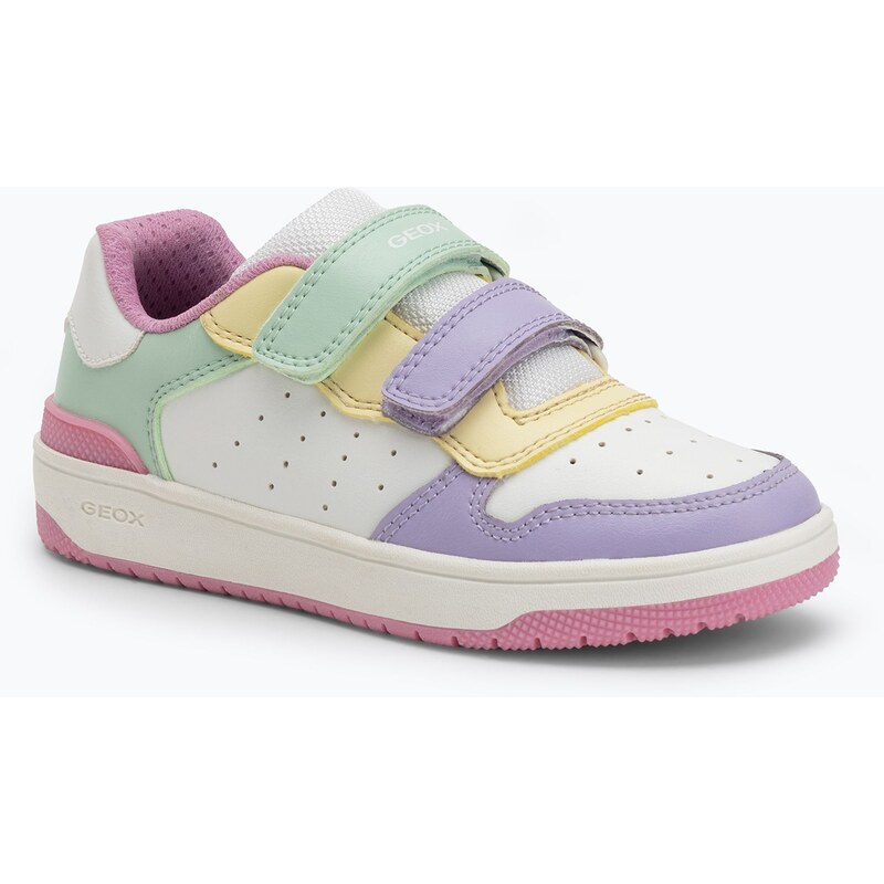 Juniorské boty Geox Washiba white/multicolor