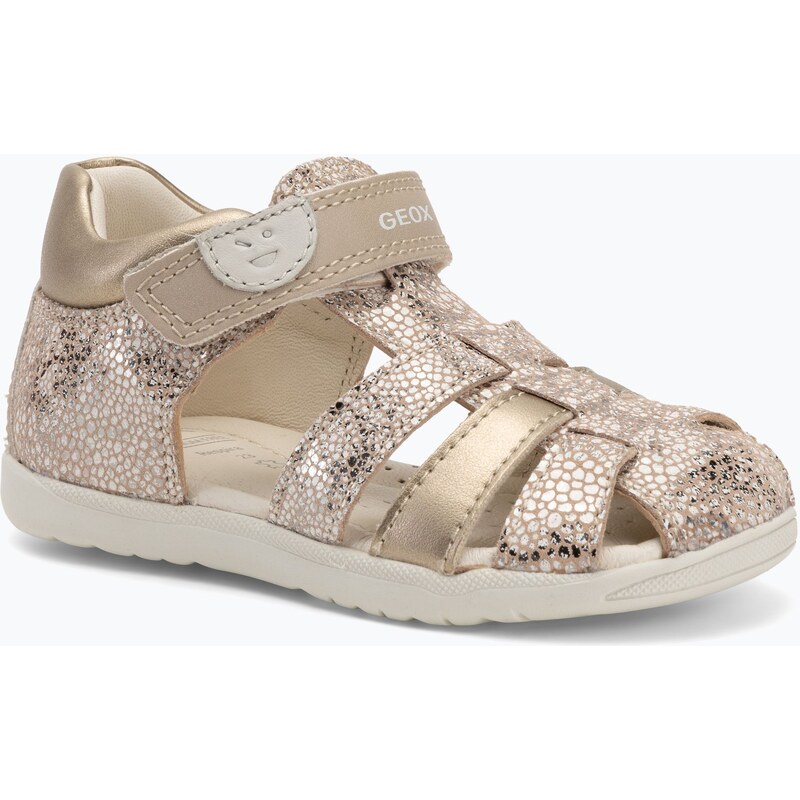Dětské sandály Geox Macchia white/gold